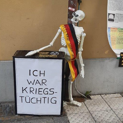 Hiroshima-Jahrestag, 6.08.2025, Freiburg - Foto: Anti-Atom-Gruppe Freiburg - Creative-Commons-Lizenz Namensnennung Nicht-Kommerziell 3.0